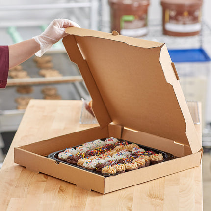 Hộp giấy carton sóng trơn màu kraft Choice 41 x 41 x 5 cm - Bó 50 cái