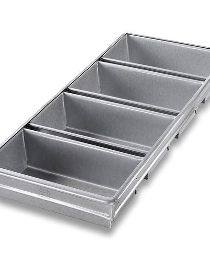 Bộ Khuôn Bánh Mì Chicago Metallic Chứa 4 Khuôn 22.9 cm x 11.4 cm Thép Tráng Men AMERICOAT 26 ga (45642)
