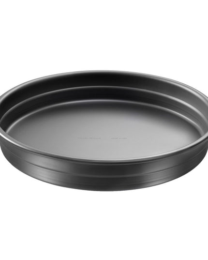 Khay Pizza Chicago Metallic 30.5 cm Dày BAKALON Sâu 5.1 cm Thép Anốt Không Phủ 14 ga (75010)