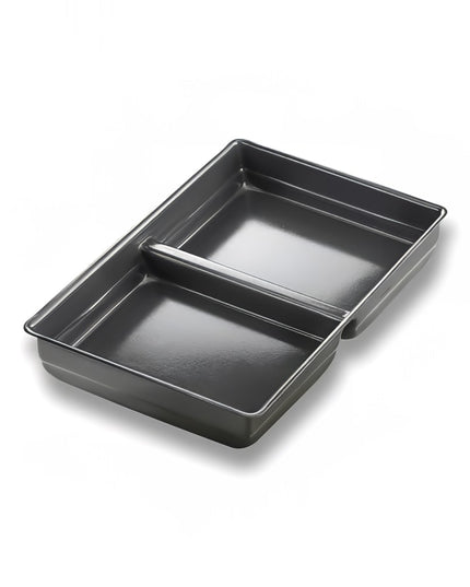 Khay Pizza Detroit Chữ Nhật Chicago Metallic 91005 23.3x36.4 cm Nhôm Anốt Đã Tẩm Dầu