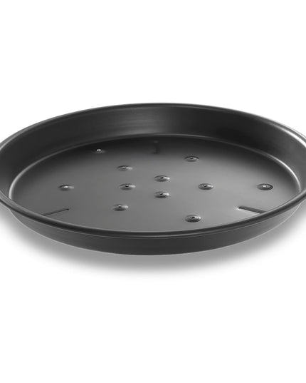 Khay Pizza Tròn Đục Lỗ Sâu Chicago Metallic 91108 25.4 cm Nhôm Phủ Cứng