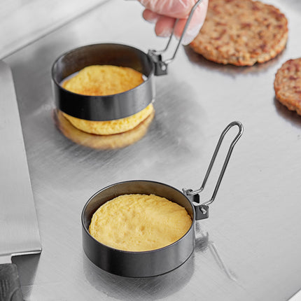 Khuôn tráng trứng chống dính Choice 7,6 cm kèm tay cầm gập - Gói 2 cái