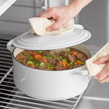 Nồi gang tráng men Valor màu trắng bắc cực 6,6 lít