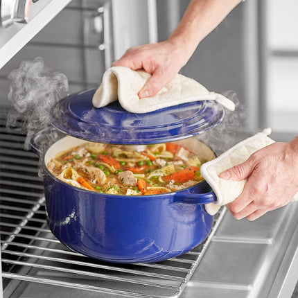 Nồi gang tráng men Valor màu xanh thiên hà 6,6 lít