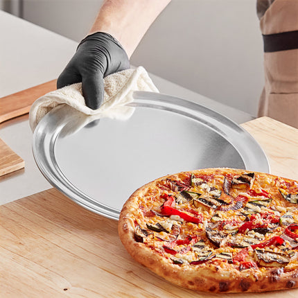 Khuôn pizza nhôm vành rộng Choice 28 cm