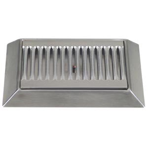 Khay hứng bia inox cạnh vát Micro Matic DP-420D 23 cm có lỗ thoát 1,3 cm