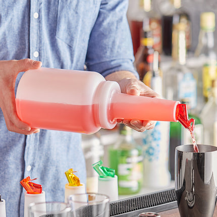 Chai rót nhựa Choice 1,9 lít nắp lật đỏ kèm nắp đậy