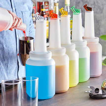 Bộ bình rót Choice 1,9 lít với nắp lật phối màu - Gói 6 cái