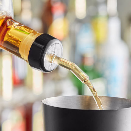 Vòi rót whisky Choice màu đen có vòng cổ - Gói 12 cái