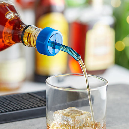 Vòi rót whisky Choice màu xanh dương có vòng cổ - Gói 12 cái