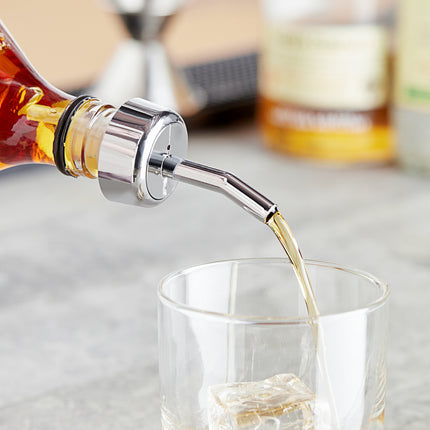 Vòi rót whisky Choice màu crôm có vòng cổ - Gói 12 cái