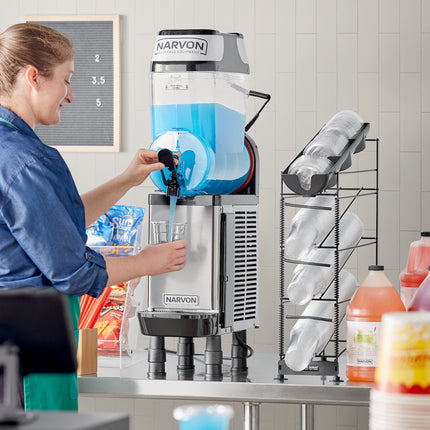 Máy làm đồ uống đá xay/granita Narvon SM1 đơn 11,4 lít kiểu rót - 115V