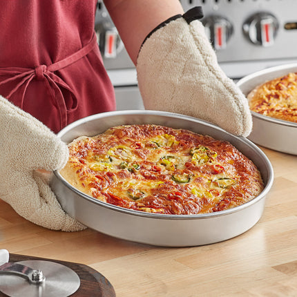 Khay pizza đế sâu nhôm Choice 28 x 5 cm