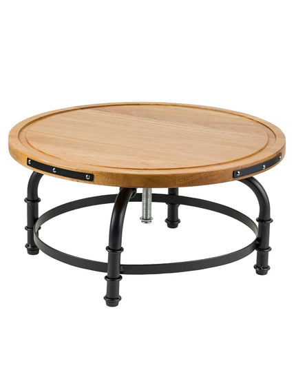 Đế Bánh Xoay Tròn Tablecraft 10086 33 cm Cao 15.2 cm Gỗ Acacia/Kim Loại