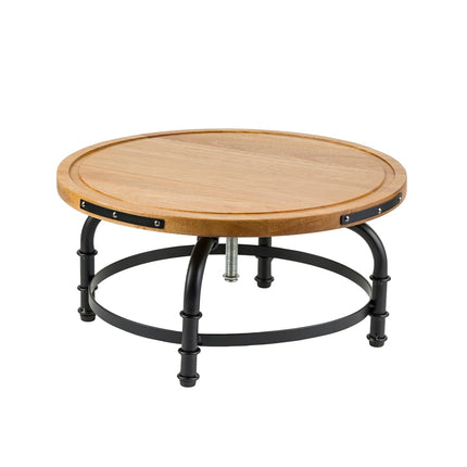 Đế Bánh Xoay Tròn Tablecraft 10086 33 cm Cao 15.2 cm Gỗ Acacia/Kim Loại