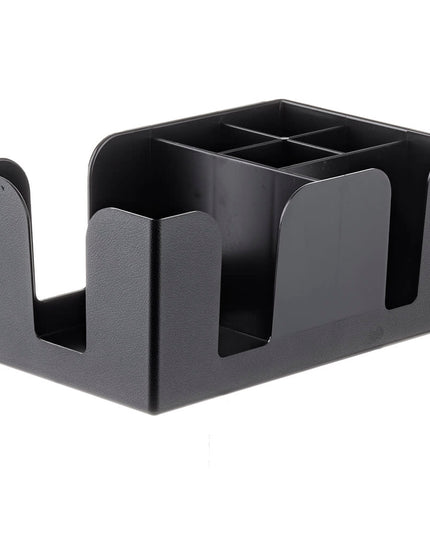 Hộp Đựng Quầy Bar Nhựa Tablecraft 101 6 Ngăn, Đen