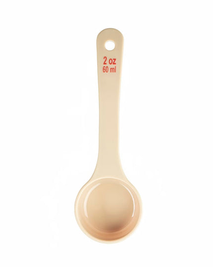 Thìa Chia Phần Đặc Tablecraft 10642 59 ml Tay Cầm Ngắn - Polycarbonate, Màu Be