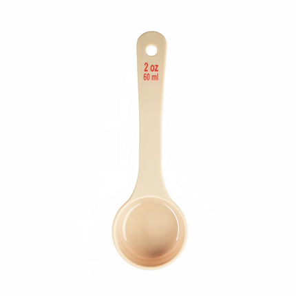 Thìa Chia Phần Đặc Tablecraft 10642 59 ml Tay Cầm Ngắn - Polycarbonate, Màu Be