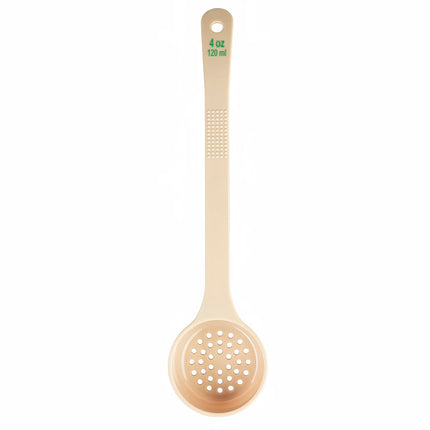Thìa Định Lượng Có Lỗ Tablecraft 10653 118 ml - Tay Cầm Dài, Polycarbonate, Màu Be