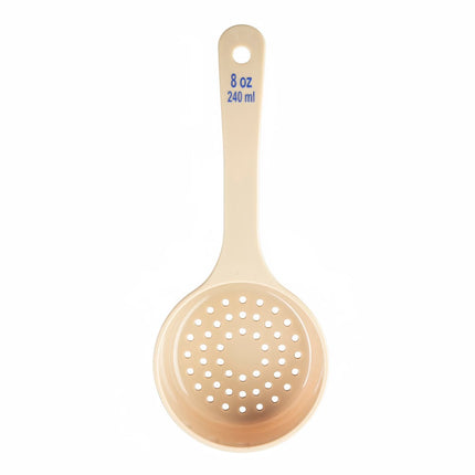Thìa Định Lượng Có Lỗ Tablecraft 10659 236 ml - Tay Cầm Ngắn, Polycarbonate, Màu Be