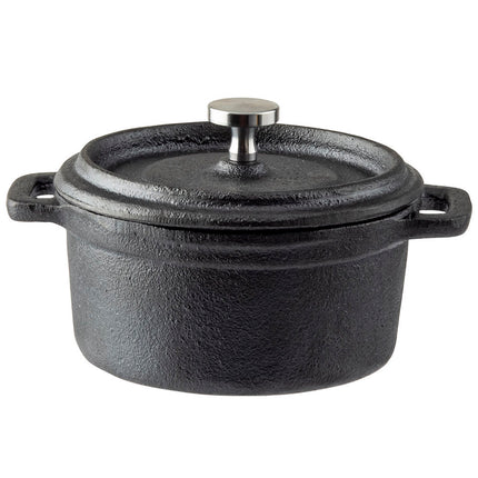 Nồi Gang Tablecraft 10166.9 lít Núm Thép Không Gỉ - Đen