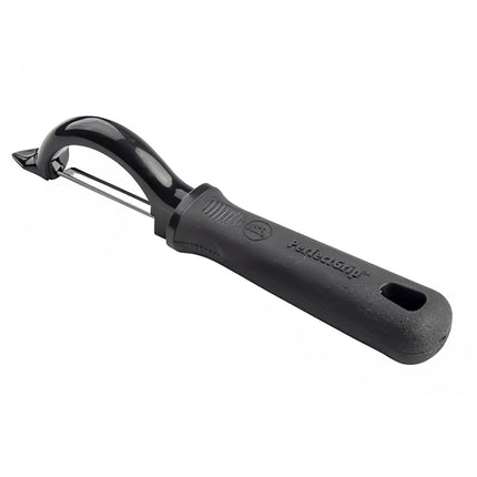 Tablecraft 10980 Ergonomic Soft Grip Straight Peeler w/ Serrated Edge