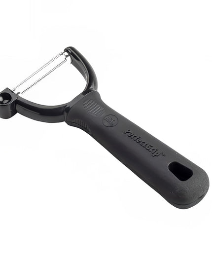 Tablecraft 10987 "Y" Peeler w/ Serrated Edge, Ergonomic Soft Grip Handle