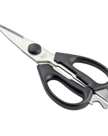 Tablecraft 10995 8 3/8" Multi-Purpose Kitchen Shears w/ Ergonomic Soft Grip Handle