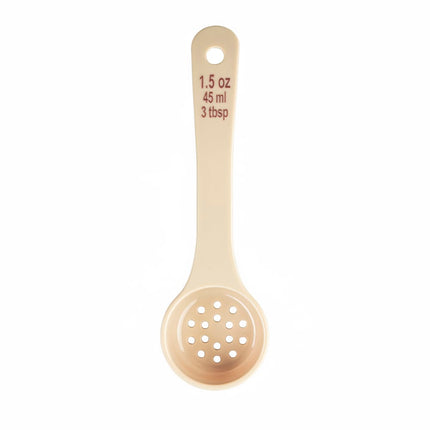 Thìa Định Lượng Có Lỗ Tablecraft 11167 44 ml Tay Cầm Ngắn Polycarbonate Be