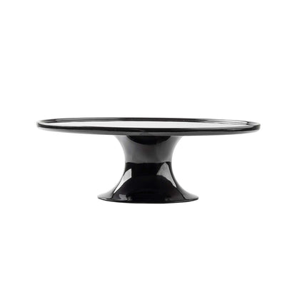 Đế Bánh Tròn Tablecraft 11490 29 cm - Cao 10 cm, Melamine, Đen