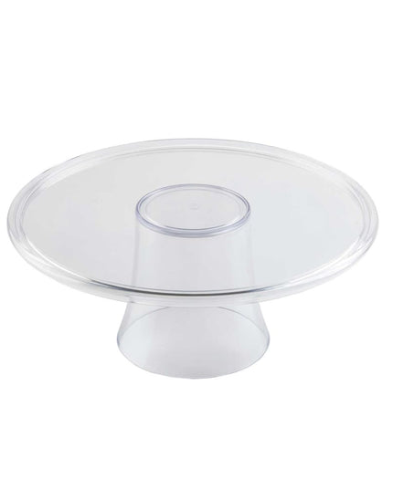 Đế Bánh Tròn Tablecraft 11885 32.5 cm - Cao 13.5 cm, SAN, Trong Suốt