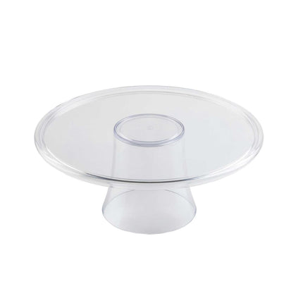 Đế Bánh Tròn Tablecraft 11885 32.5 cm - Cao 13.5 cm, SAN, Trong Suốt