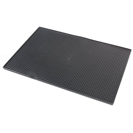 Thảm Quầy Bar Chữ Nhật Tablecraft 1218BK 45.7 x 30.5 cm Cao Su Đen