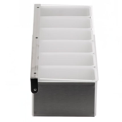 Khay Trang Trí Bar Tablecraft 1606 6 Ngăn - Nắp Bản Lề Phẳng
