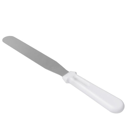 Phới Phết Trang Trí & Phết Kem Tablecraft 4208 20.3 cm Tay Cầm ABS Trắng, Lưỡi Thép Không Gỉ