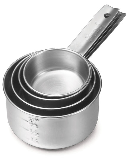 Bộ Cốc Đong Tablecraft 724 4 Chiếc Thép Không Gỉ Trọng Lượng Tiêu Chuẩn