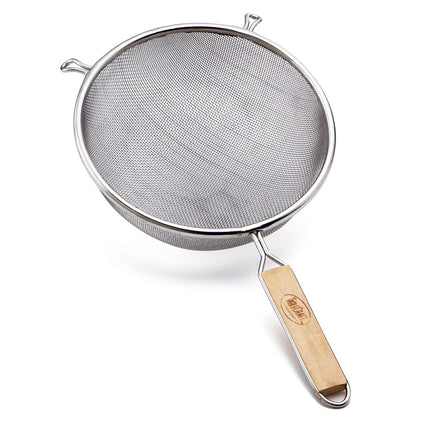 Rây Lọc Lưới Mịn Tablecraft 90 12.1 cm Mạ Thiếc, Tay Cầm Gỗ