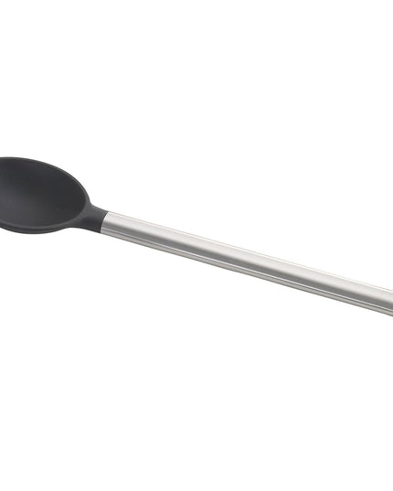 Muỗng Phục Vụ Đặc Tablecraft CW400 Đầu Silicone Đen Tay Cầm Inox 33 cm