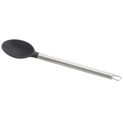 Muỗng Phục Vụ Đặc Tablecraft CW400 Đầu Silicone Đen Tay Cầm Inox 33 cm