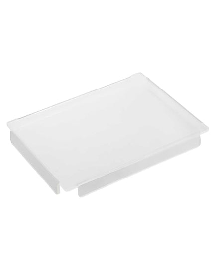 Tablecraft CW5032 Half Size Food Pan Cover - Acrylic, Translucent
