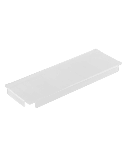 Tablecraft CW5034 Half Long Size Food Pan Cover - Acrylic, Translucent