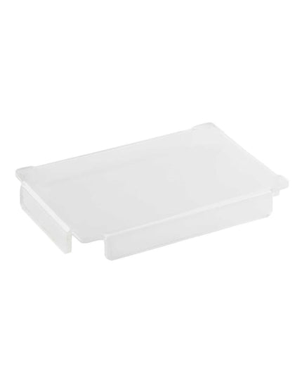 Tablecraft CW5038 Quarter Size Food Pan Cover - Acrylic, Translucent