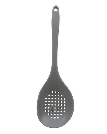 Thìa Phục Vụ Có Lỗ Tablecraft H3903GY 34.3 cm Silicone Xám