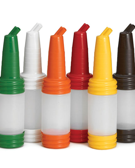 Bình Rót Tablecraft N32A PourMaster 0.9 lít Cổ Dài & Nắp Nhiều Màu