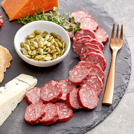 Xúc xích bologna nai vòng Shaffer Venison Farms 0,45 kg - Thùng 10 cái