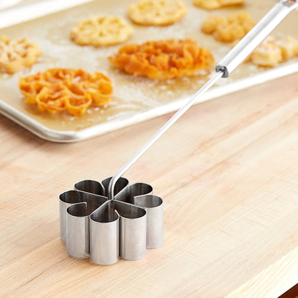Khuôn làm bánh rosette inox Choice có tay cầm cong