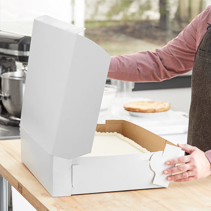 Hộp bánh nửa khay trắng 45,7 x 35,6 x 12,7 cm - Bó 50 cái