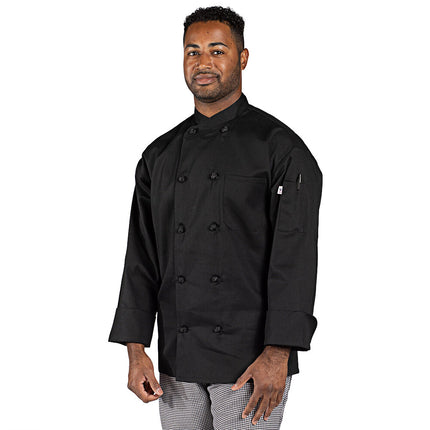 Áo bếp unisex tay dài màu đen Uncommon Chef Soho 0435 - Size 2XL