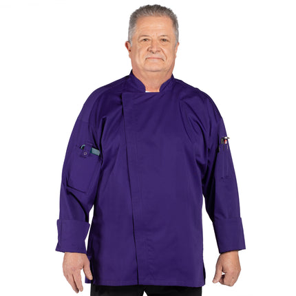 Áo bếp dài tay lưới lưng màu nho Uncommon Chef Endeavor Pro Vent 0704 - Size 3XL