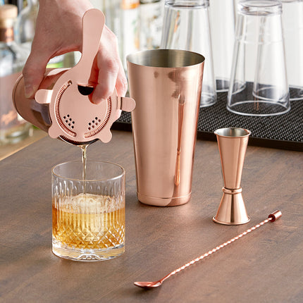 Bộ bình lắc cocktail đồng Acopa 4 món 473 ml